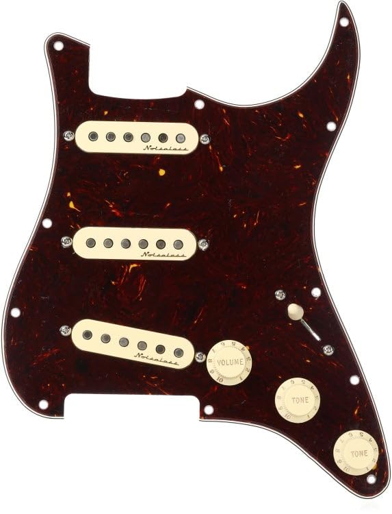 Amazon.com: Fender Pre-Wired Strat Pickguard, Vintage Noiseless